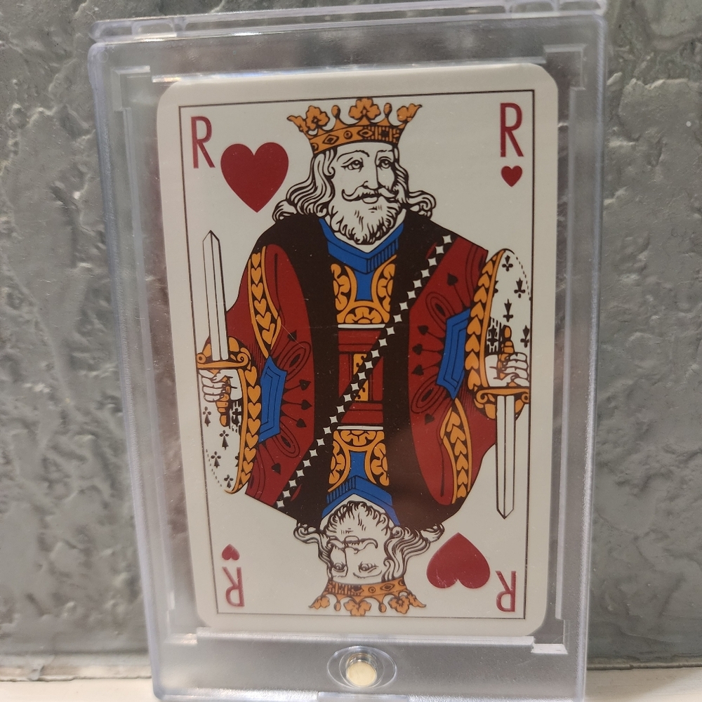 Louis Vuitton Jeu De Playing Card King of Hearts New